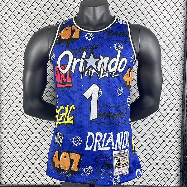 Regata Basquete NBA Orlando Magic Hardaway 1 Edição Especial Jogador Silk