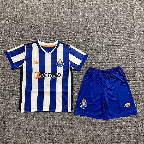 Novo Kit Infantil Porto 1 Camisa e Short  2024 / 2025