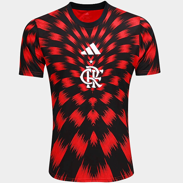 Nova Camisa Flamengo Pré-Jogo Torcedor Masculina 2025 / 2026