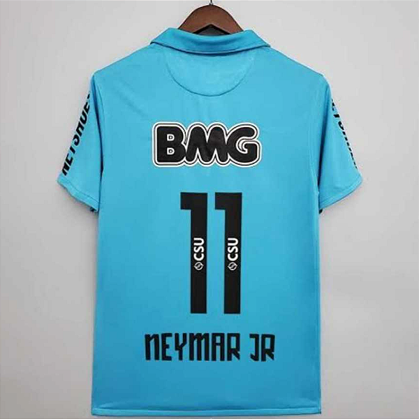 Camisa Retrô Santos 3 Neymar Jr 11 Torcedor 2012 / 2013
