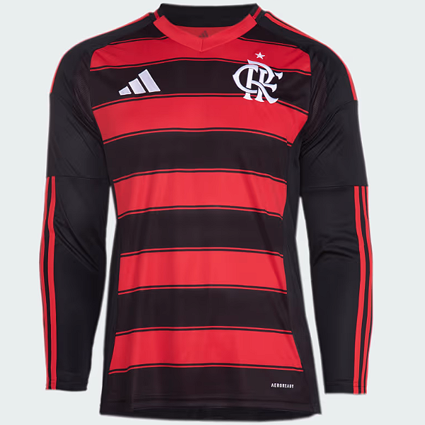Nova Camisa Manga Comprida Flamengo 1 2025 / 2026