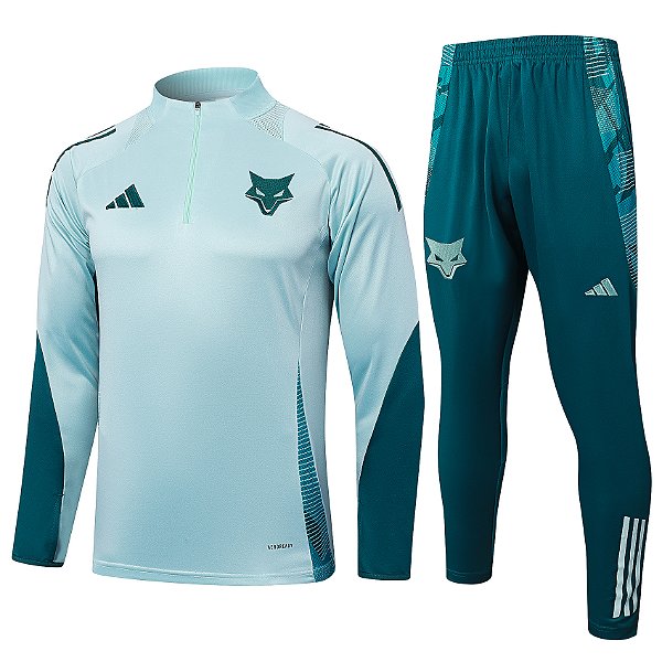 Novo Conjunto Cruzeiro Treino Azul Turquesa Masculino 2025 / 2026