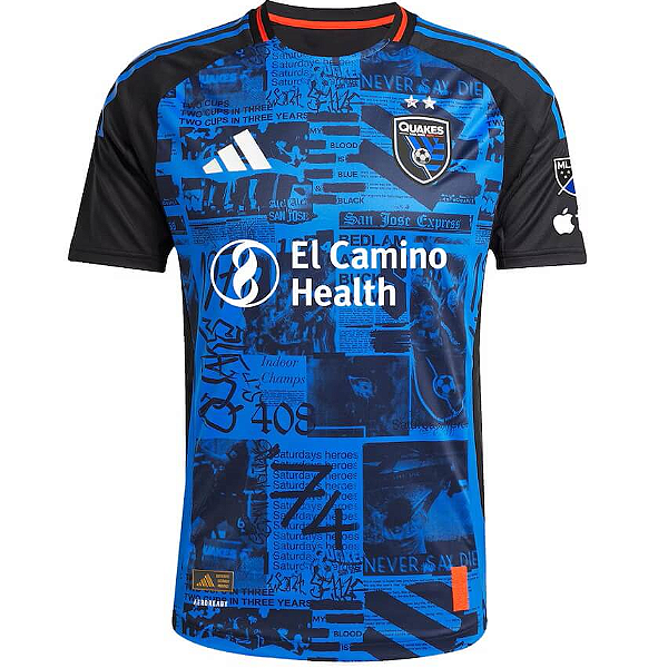 Nova Camisa San Jose Earthquakes 1 Torcedor Masculina 2025 / 2026