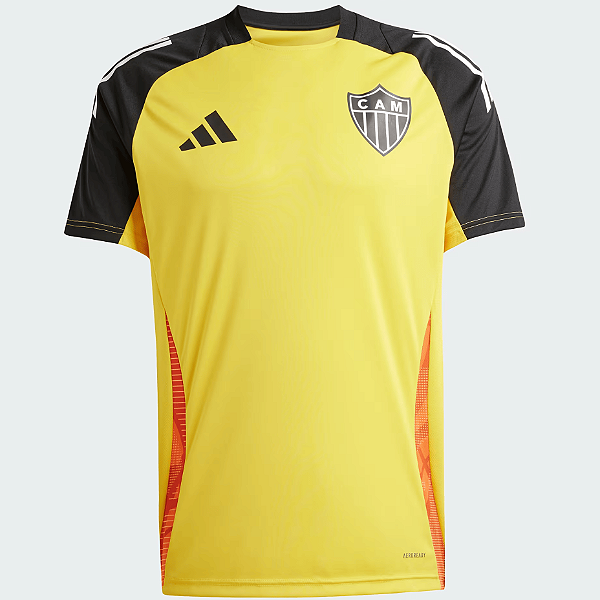 Nova Camisa Atlético-MG Treino Amarela Torcedor Masculina 2025 / 2026