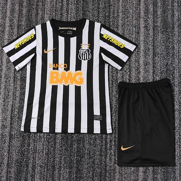 Kit Infantil Santos 2 Retrô Camisa e Short 2012 / 2013