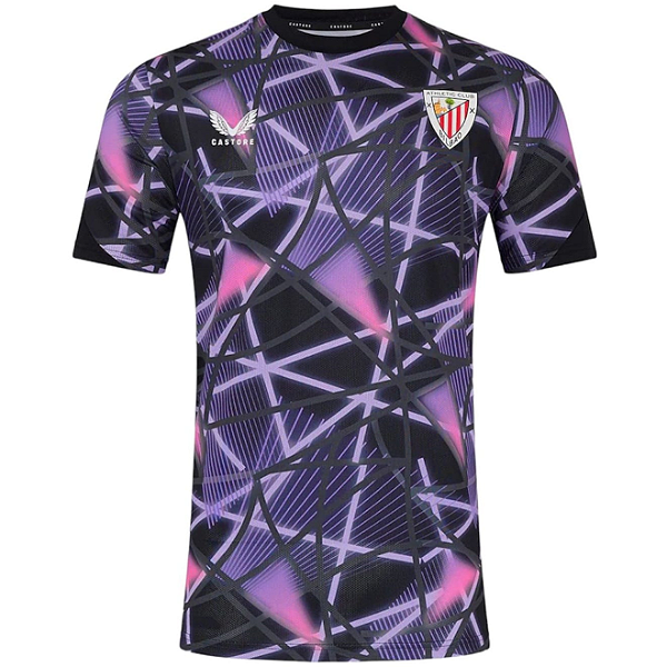 Nova Camisa Athletic Bilbao Pré- Jogo Torcedor Masculina 2024 / 2025