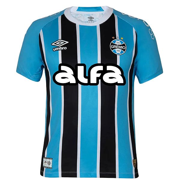 Nova Camisa Grêmio 1 Com Todos Patrocínios Torcedor Masculina 2025 / 2026