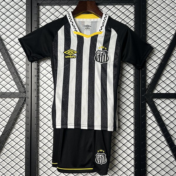 Novo Kit Infantil Santos 2 Camisa e Short 2025 / 2026