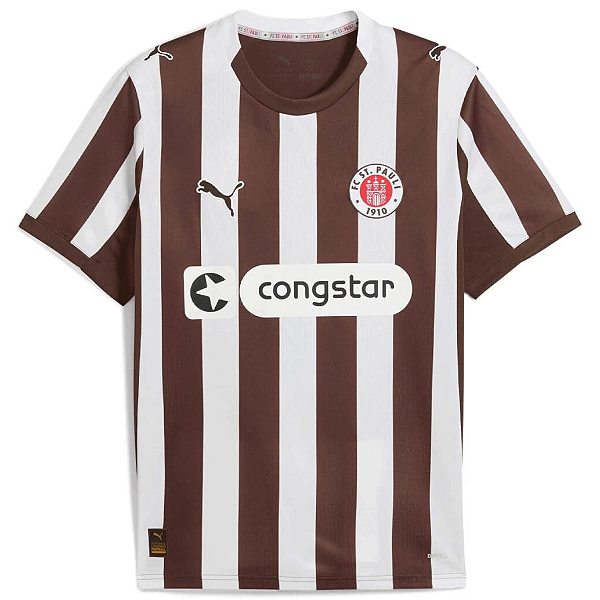 Nova Camisa St. Pauli 1 Torcedor Masculina 2025 / 2026