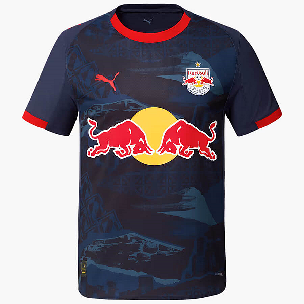 Nova Camisa Red Bull Salzburg 2 Torcedor Masculina 2025 / 2026