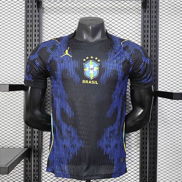 Nova Camisa Edição Jogador Brasil 2 Azul 2026 / 2026 - COPA DO MUNDO