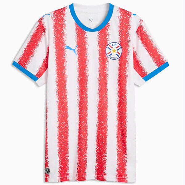 Nova Camisa Paraguai 1 Torcedor Masculina 2026 - COPA DO MUNDO