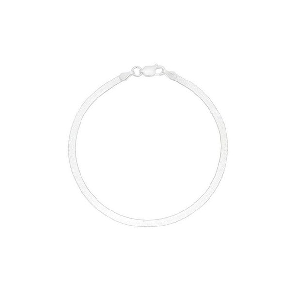 Pulseira de Prata Laminada Fio 3mm