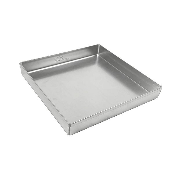 Forma Assadeira Quadrada Para Brownie 35 x 35 x 3 cm