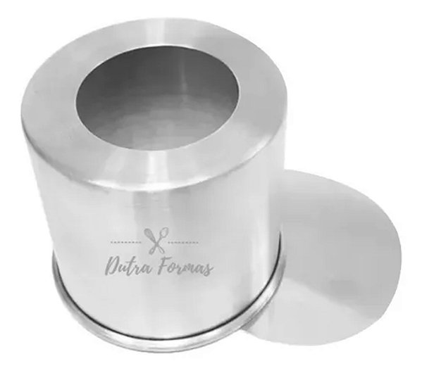 Forma Redonda 15 cm Altura Fundo Removível