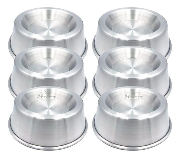 Forma Redonda 11x9,5x4,5 cm Mini Bolo Piscina Vulcão Ballerine 6 Peças