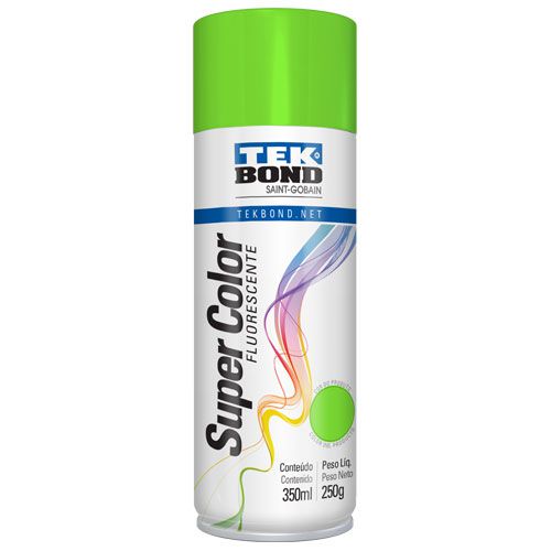 Tinta Spray Luminosa 350ML Verde Tekbond