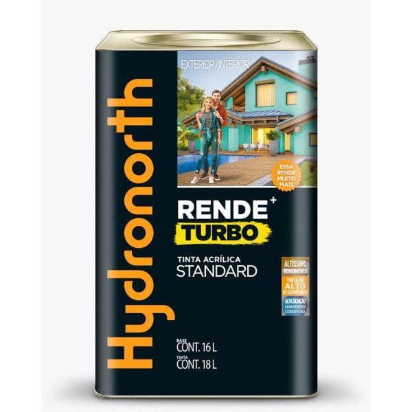 Tinta Standart Rende Mais Turbo 18 Litros Concreto Hydronorth