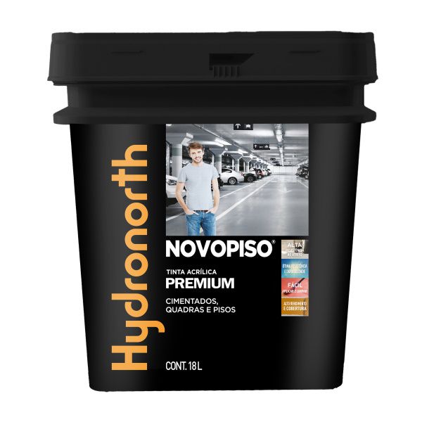 Tinta Acrílica Hydronorth Novopiso Azul 18L Balde