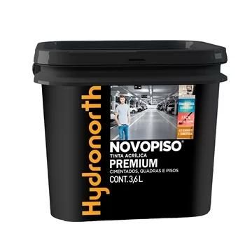 Tinta Acrílica Hydronorth Novopiso Marrom Barroco 3,6L Balde