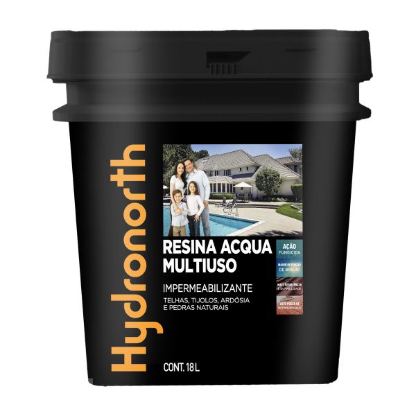 Resina Acrílica Multiuso Acqua Incolor 18Lts Hydronorth