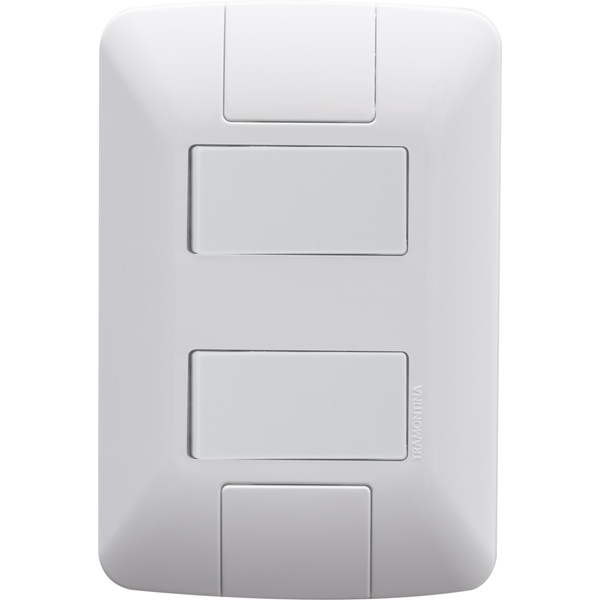 Interruptor Duplo Paralelo Three Way 4x2 Linha Aria - Tramontina