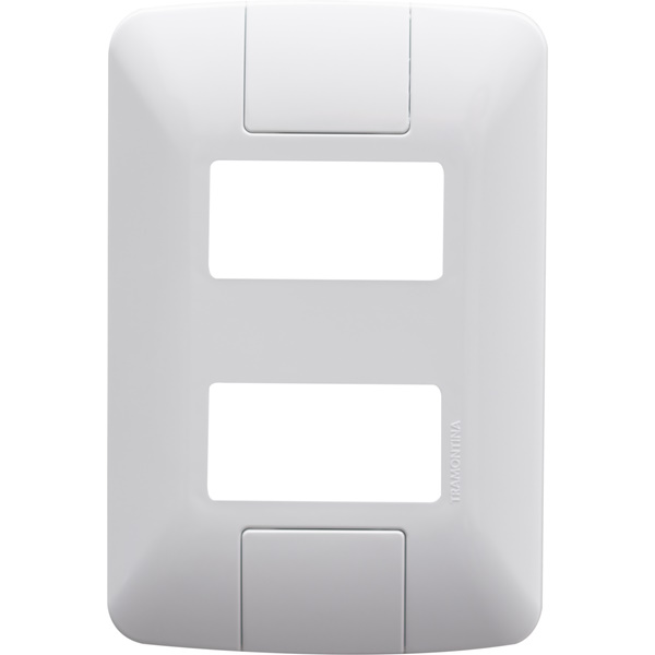 Placa Duas Seções Separadas 4x2 modular - Tramontina Aria