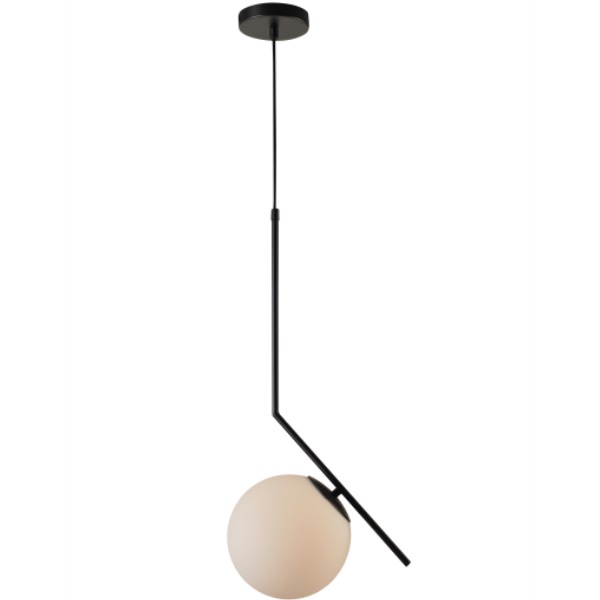 Pendente E-27 Pérola Preto Fosco para 01 Lâmpada - Avant