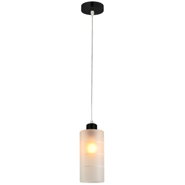 Pendente E-27 Primus Alba preta 01 Lâmpada - Avant