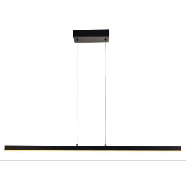 Pendente Hasta Recta Led Preto Fosco 4000k Bivolt - Avant