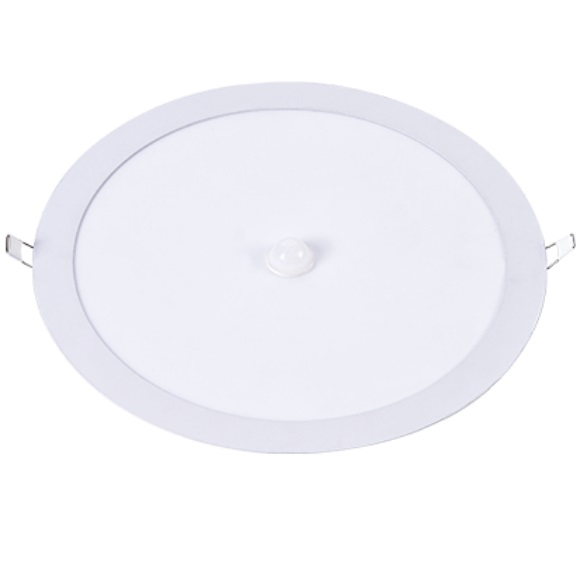 Luminária Plafon LED Redondo Embutir com Sensor de Presença 18W 6500K Bivolt - Avant