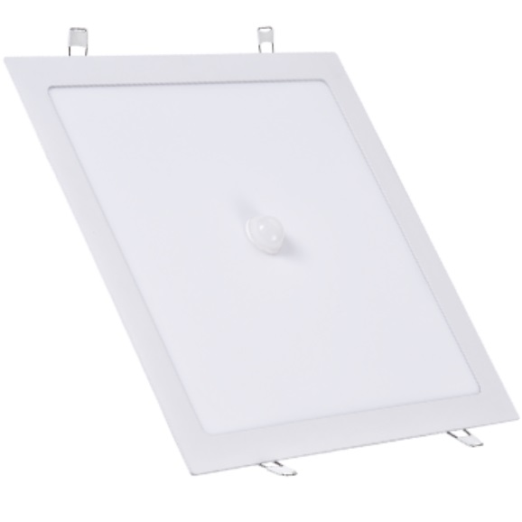 Luminária Plafon LED Quadrado Embutir com Sensor de Presença 18W 6500K Bivolt - Avant