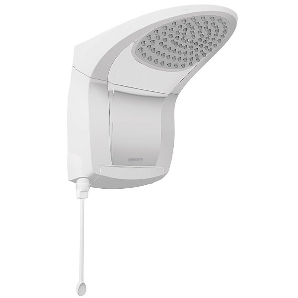 Chuveiro Acqua Jet Ultra Branco/Preto com Cromado 127/220V - Lorenzetti
