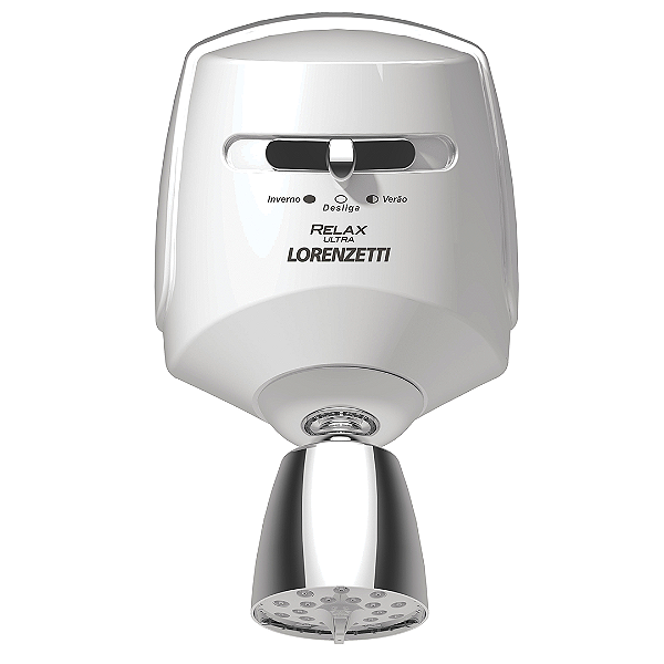 Chuveiro Relax 3 Temperaturas Ultra 127/220V Cromado ou Branco - Lorenzetti