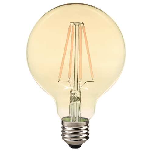 Lampada LED de Filamento Luz Amarela (2200k) Formato Globo G125 E-27 4W Bivolt - Avant