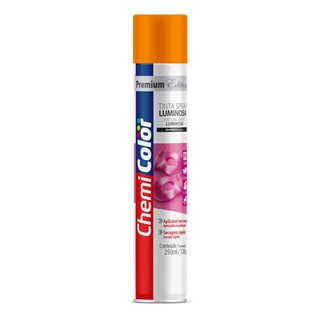 Tinta Spray Luminosa 400ML Laranja - Baston
