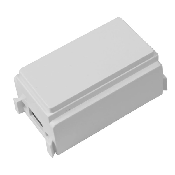 Modulo Embutir Branco I9 1 Secao Cega Ilumi Kit 5