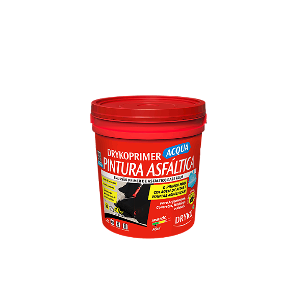 Primer Ecológico para Pequenos Reparos e Imprimação Dryko Acqua 1L (Sem Cheiro)