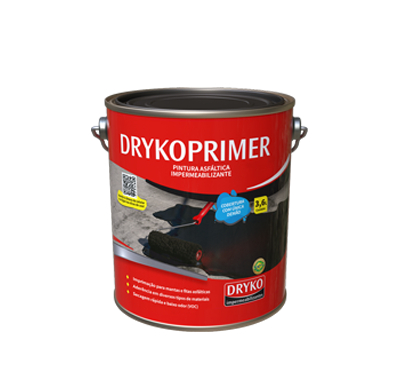 Primer Asfáltico Solvente Ecológico de Alta Penetração e Secagem Rápida Dryko ECO 3,6L