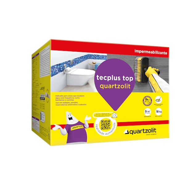 Impermeabilizante para Piscinas e Reservatórios Quartzolit Viaplus Top 18kg