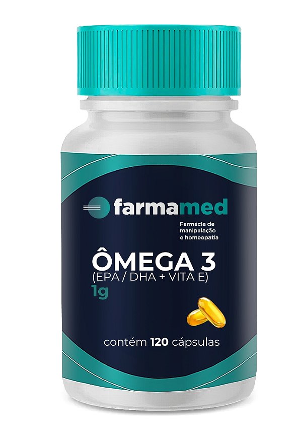 ÔMEGA 3 ÓLEO DE PEIXE 1000MG - 120 CÁPSULAS