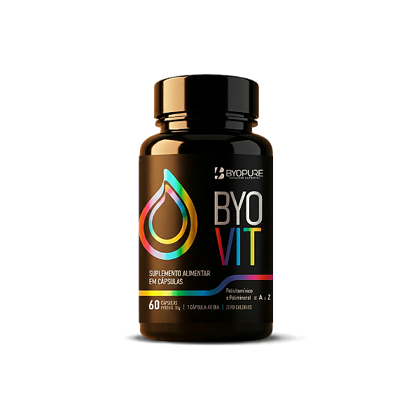 Byovit 60 Cápsulas Byopure — Polivitamínico e Polimineral 60 Dias