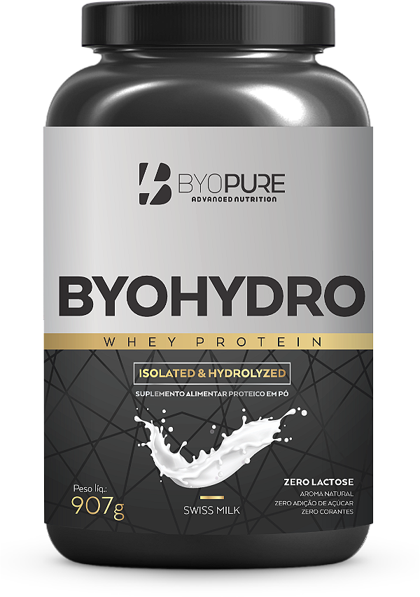 BYOHYDRO WHEY ISOLATED & HYDROLYZED BYOPURE 907G