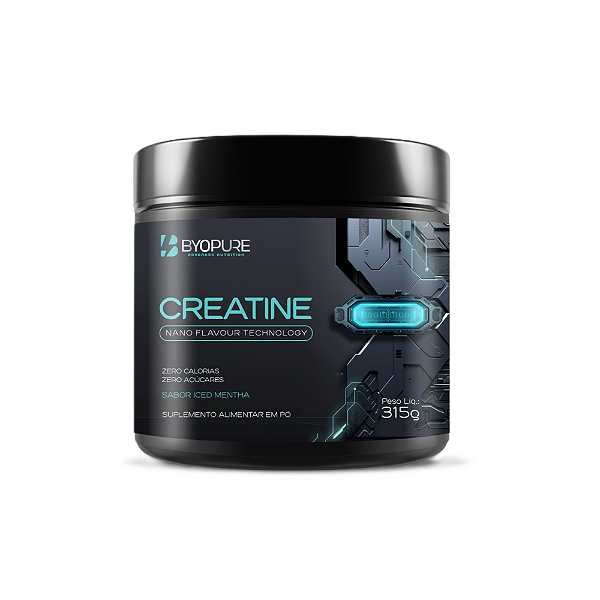 Creatina Nano Flavour 315g Byopure — Saborizada Zero Açúcar