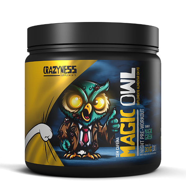 MAGIC OWL - PRÉ-TREINO NOTURNO 300G CRAZYNESS