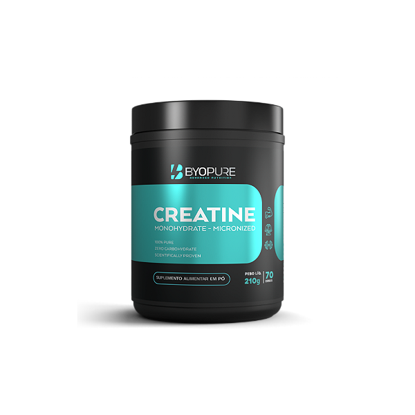Creatina Monohidratada Byopure — 100% Pura Micronizada | 210g, 345g ou 510g