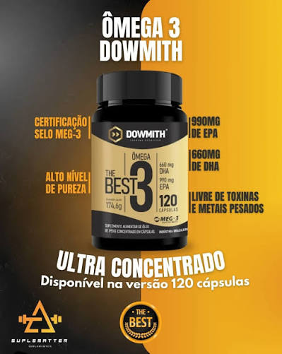Ômega 3 The Best Dowmith – 120 Cápsulas