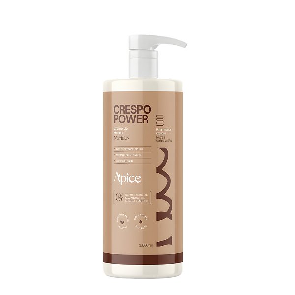 Creme De Pentear 1L Crespo Power - Apice | Hidratação Nutritiva e Definição de Longa Duração