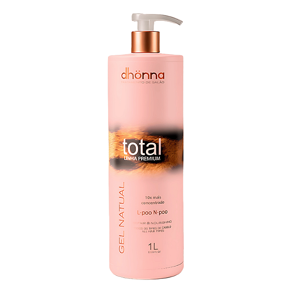 Gel de Definição Total Repair Pro 1L - Dhonna | Hidratação Intensa e Definição Natural para Cabelos Saudáveis