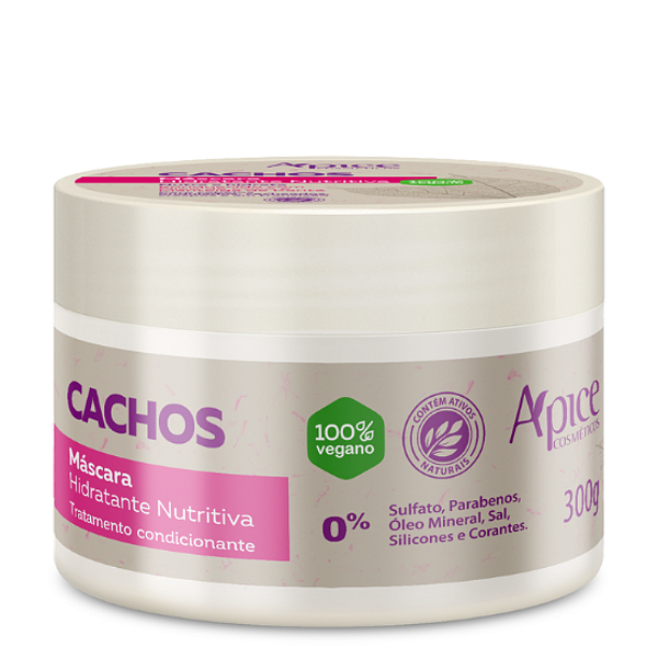 Máscara Cachos Hidratante Nutritiva 300g - Apice Cosméticos